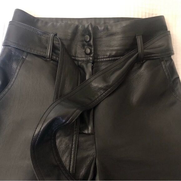 Aritzia Leather Pants Size 00  - Brand New - Picture 3 of 3